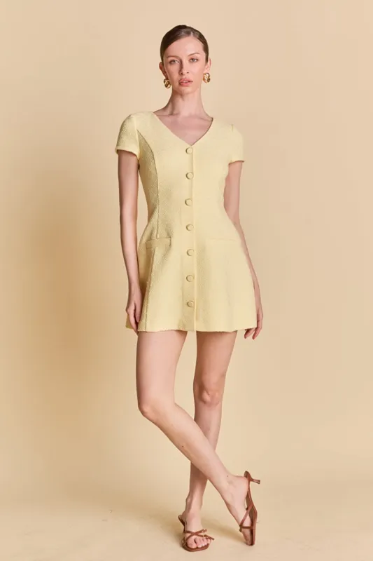 Tweed A Line Mini Dress sold by Endless Rose