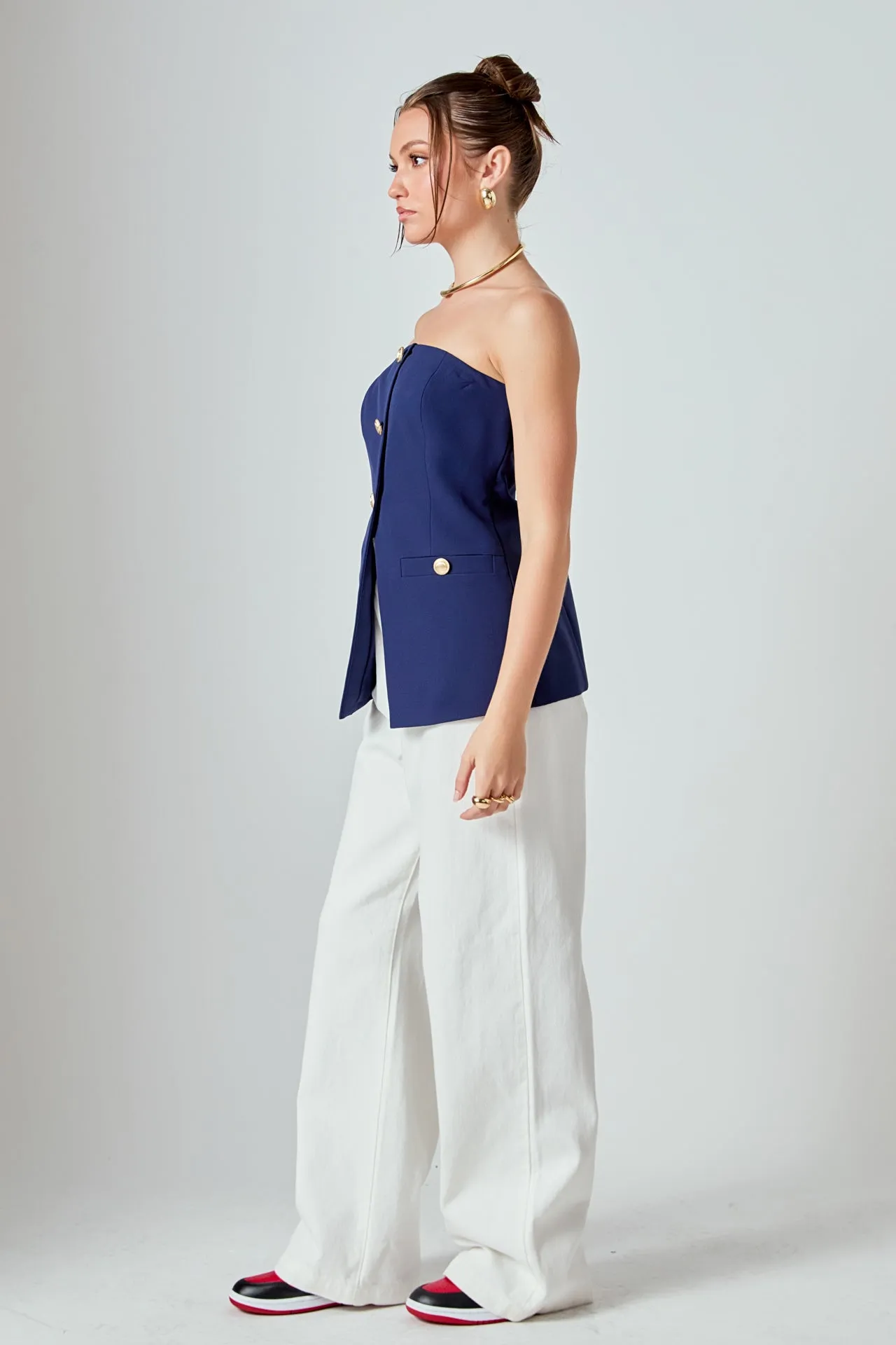 Strapless Suit Long Top sold by Endless Rose product image thumbnail 4