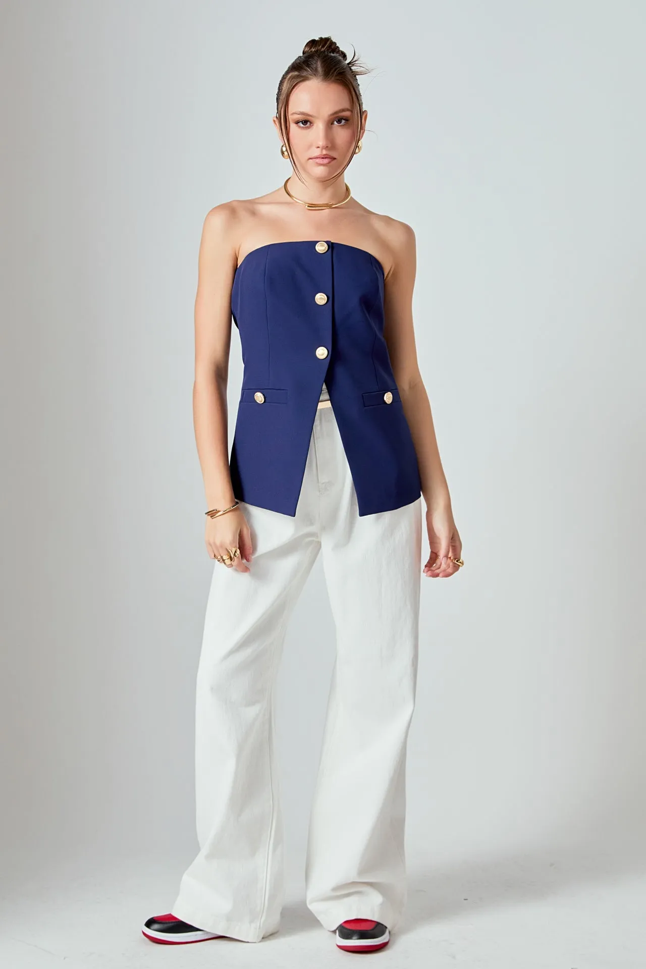 Strapless Suit Long Top sold by Endless Rose product image thumbnail 3