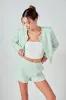 Lemi Tweed Relaxed Shorts sold by Endless Rose