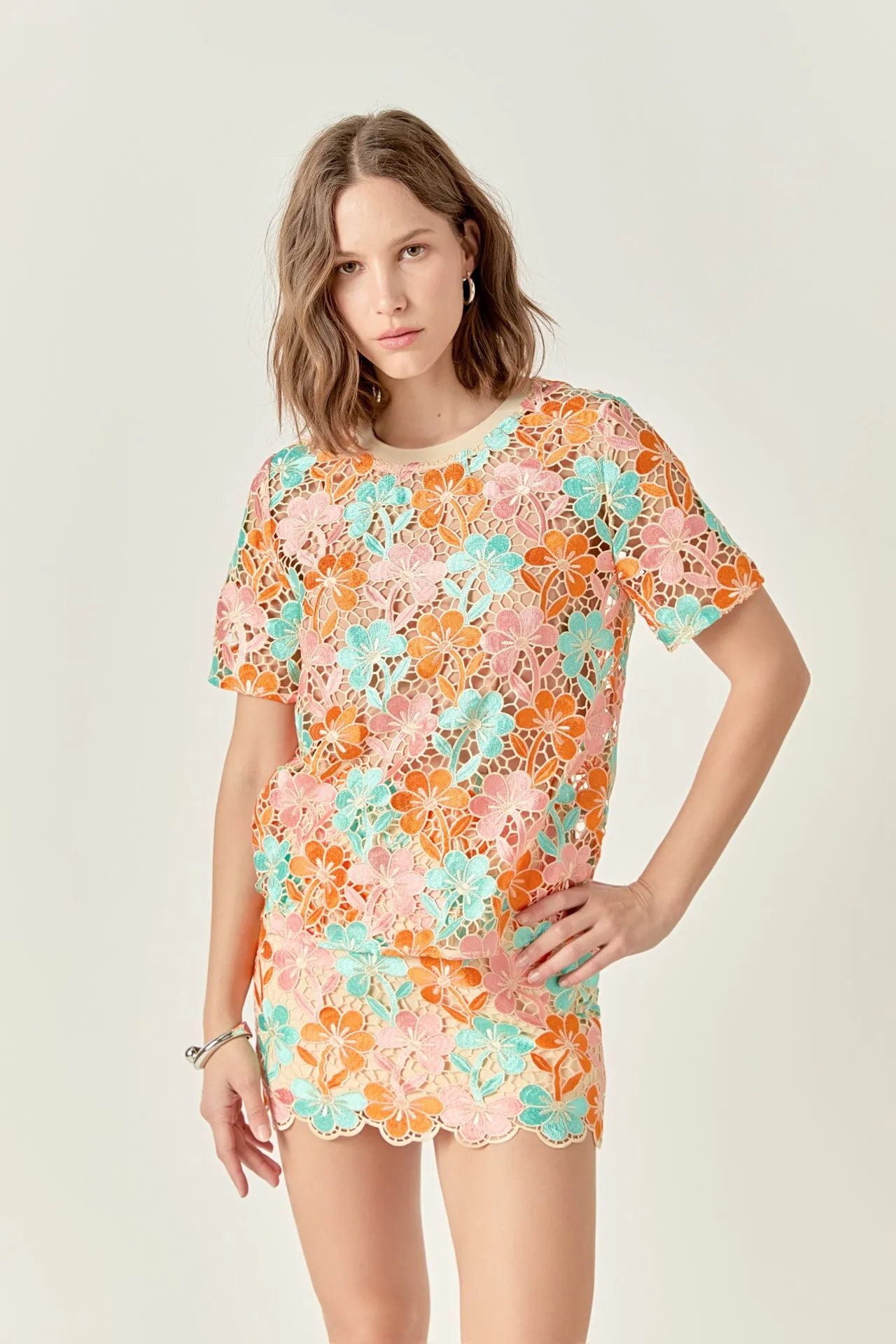 Floral Short Sleeve Top sold by Endless Rose product image thumbnail 5