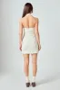 Mesh Embroidered Halter Mini Dress sold by Endless Rose