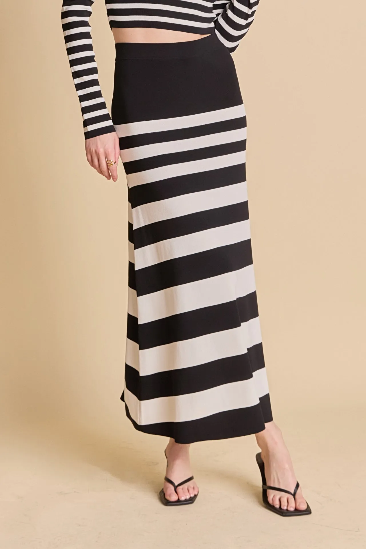 Striped Midi Skirt sold by Endless Rose product image thumbnail 2