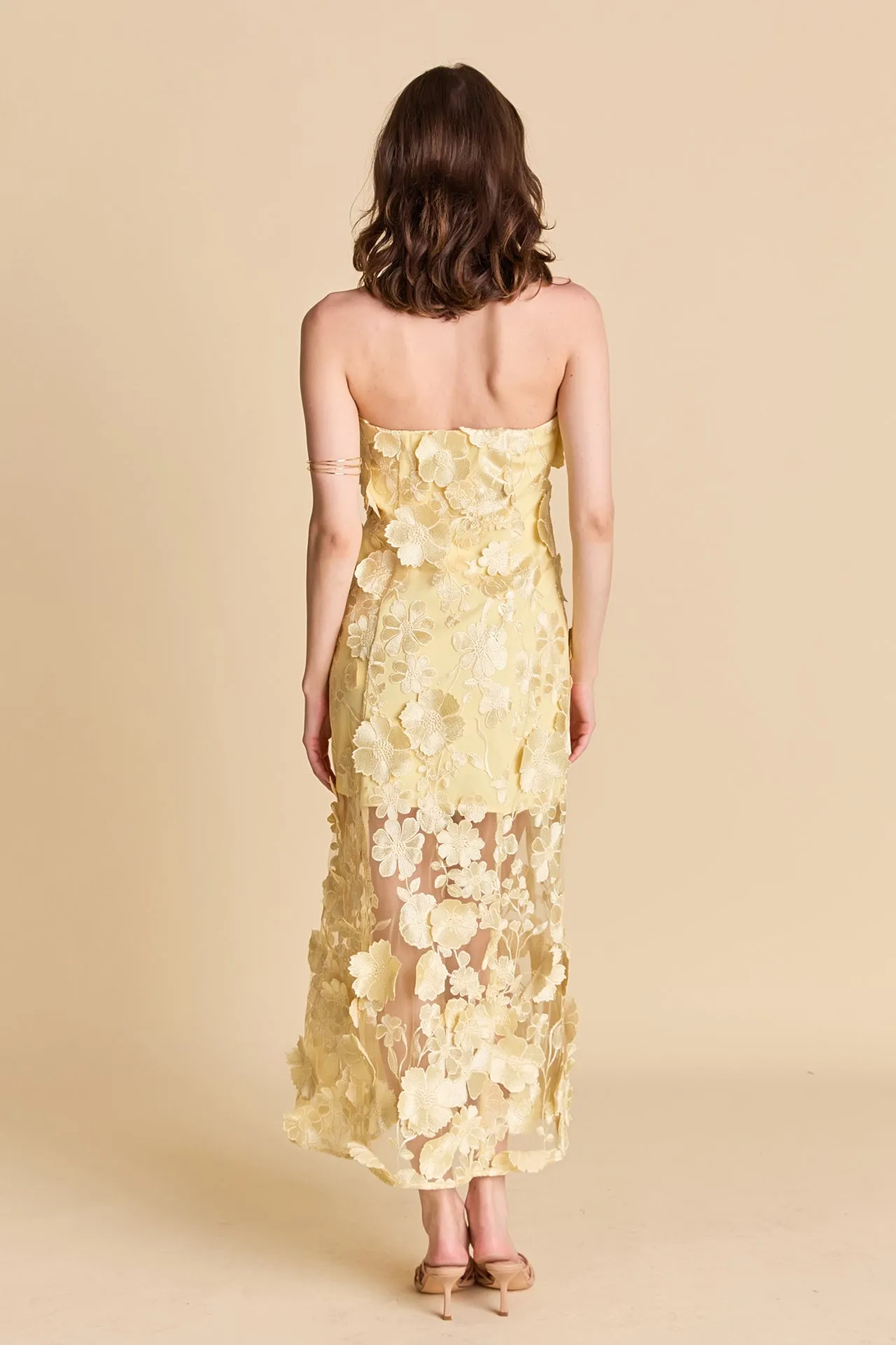 Strapless Floral Embroidered Maxi Dress sold by Endless Rose product image thumbnail 5