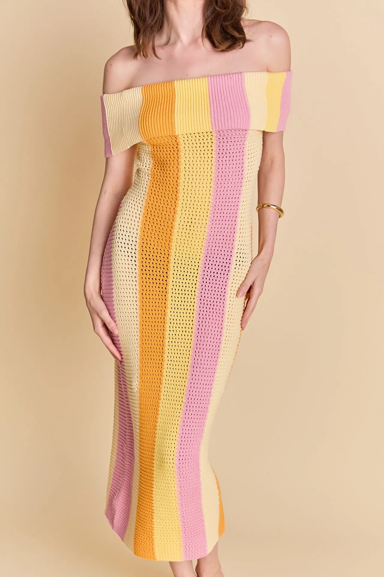 Off Shoulder Sleeveless Midi Dress sold by Endless Rose product image thumbnail 2