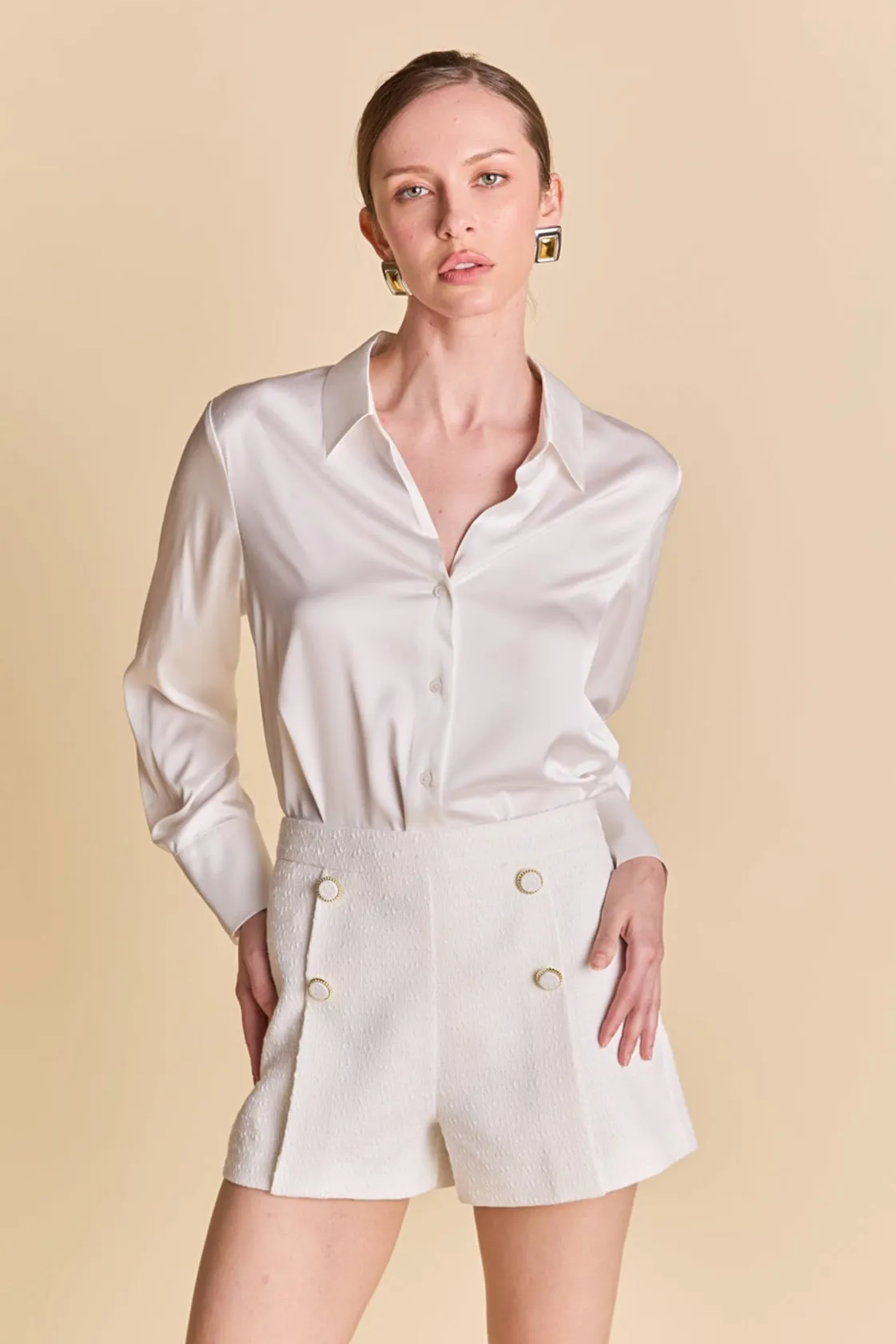 High Waisted Tweed Shorts sold by Endless Rose product image thumbnail 5