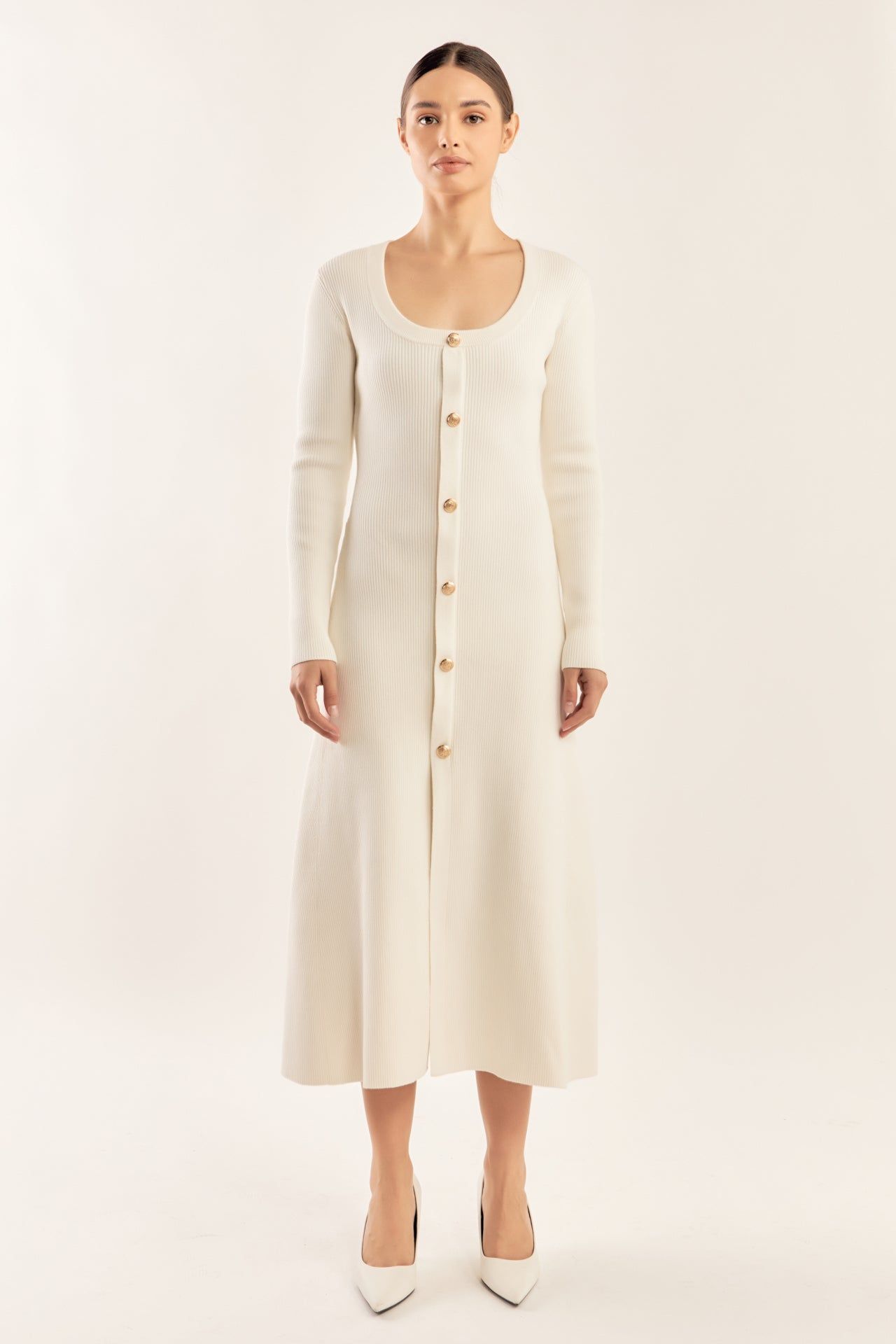 Premium Button-Down Maxi Dress sold by Endless Rose