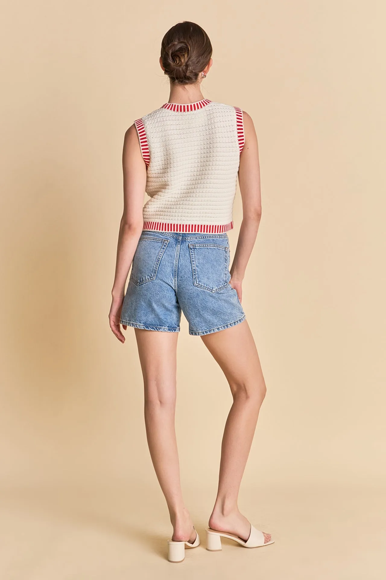 Knit Bordered Top sold by Endless Rose product image thumbnail 4