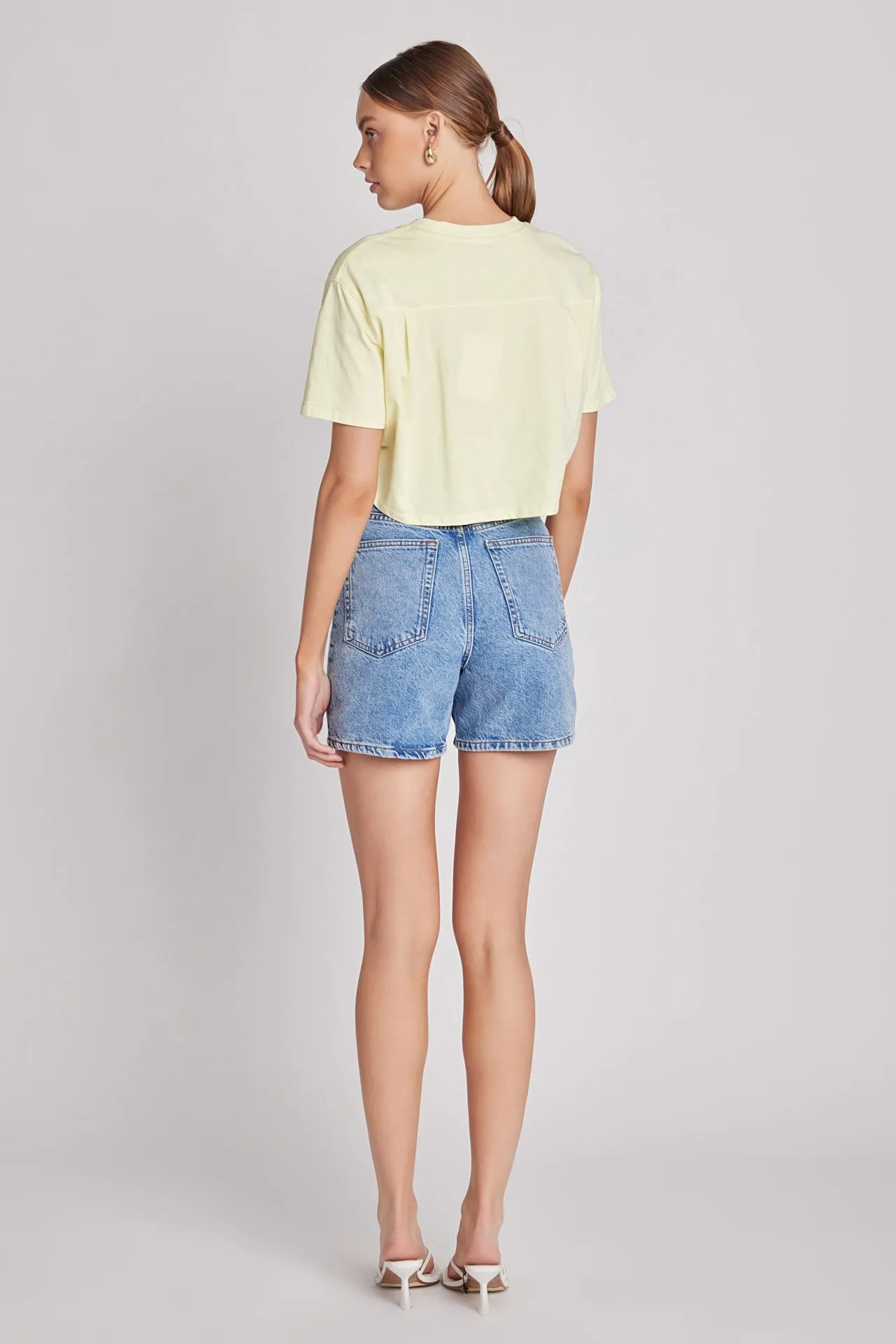 Cropped Top with Elastic Band sold by Endless Rose product image thumbnail 4