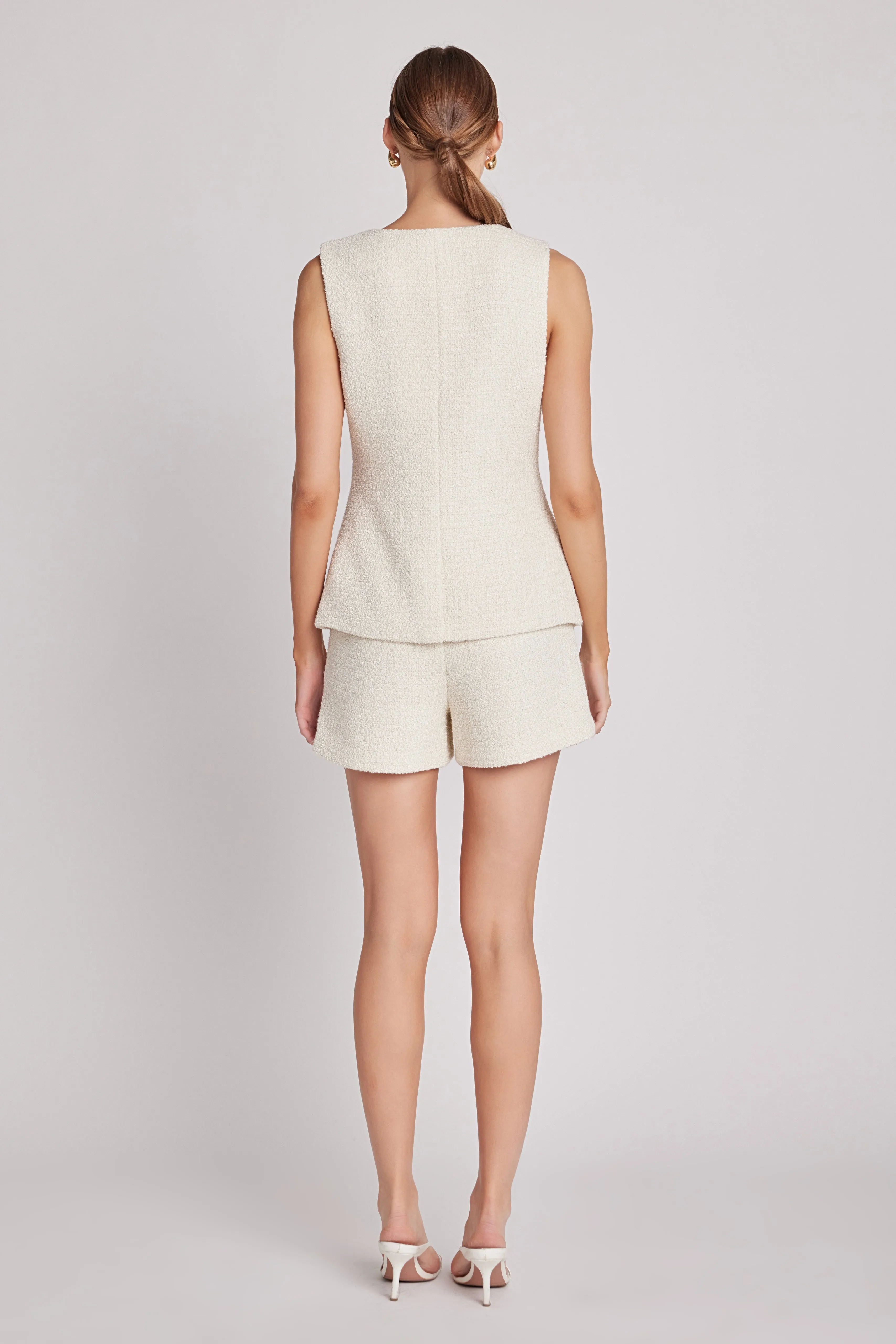 Lauren Tweed Buttoned Long Split Top sold by Endless Rose product image thumbnail 4