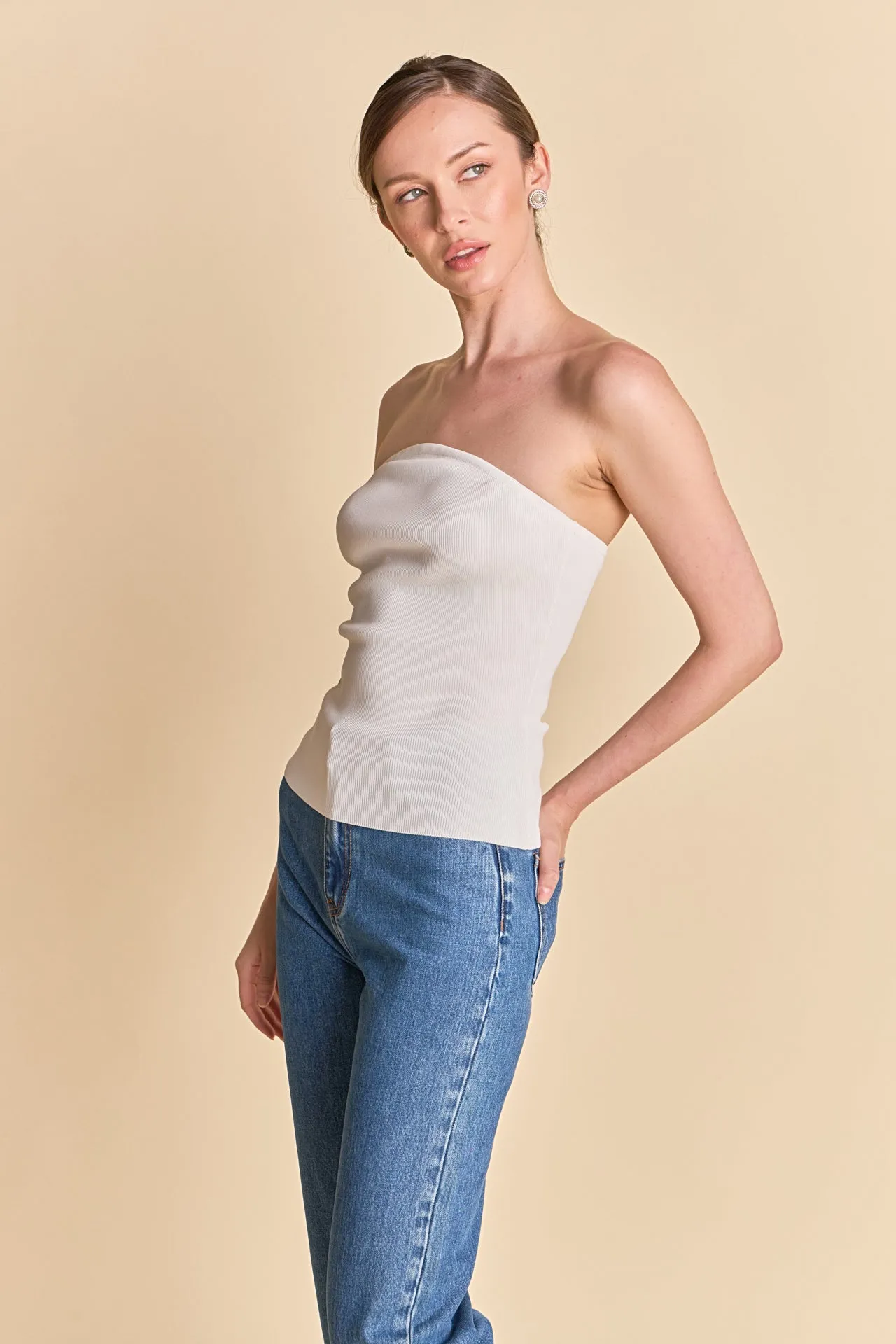 Strapless Knit Top sold by Endless Rose product image thumbnail 5