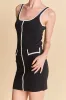 Contrast Square Neck Mini Knit Dress sold by Endless Rose