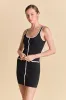 Contrast Square Neck Mini Knit Dress sold by Endless Rose