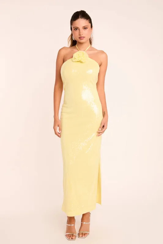 Rose Haltered Sequins Maxi Dress sold by Endless Rose
