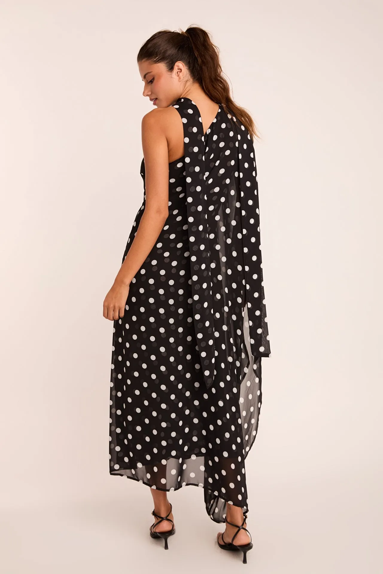 Sash Polka Dot Maxi Dress sold by Endless Rose product image thumbnail 4