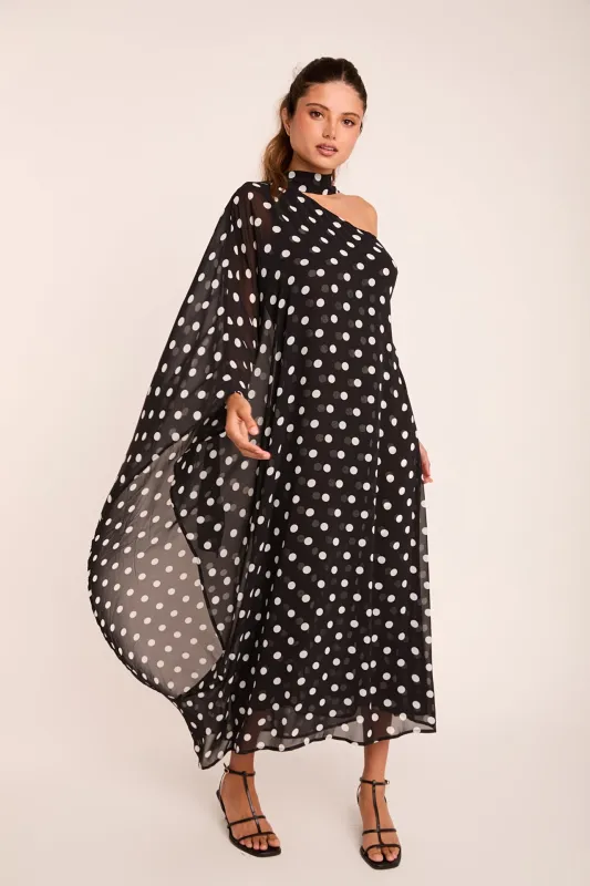 Sash Polka Dot Maxi Dress sold by Endless Rose