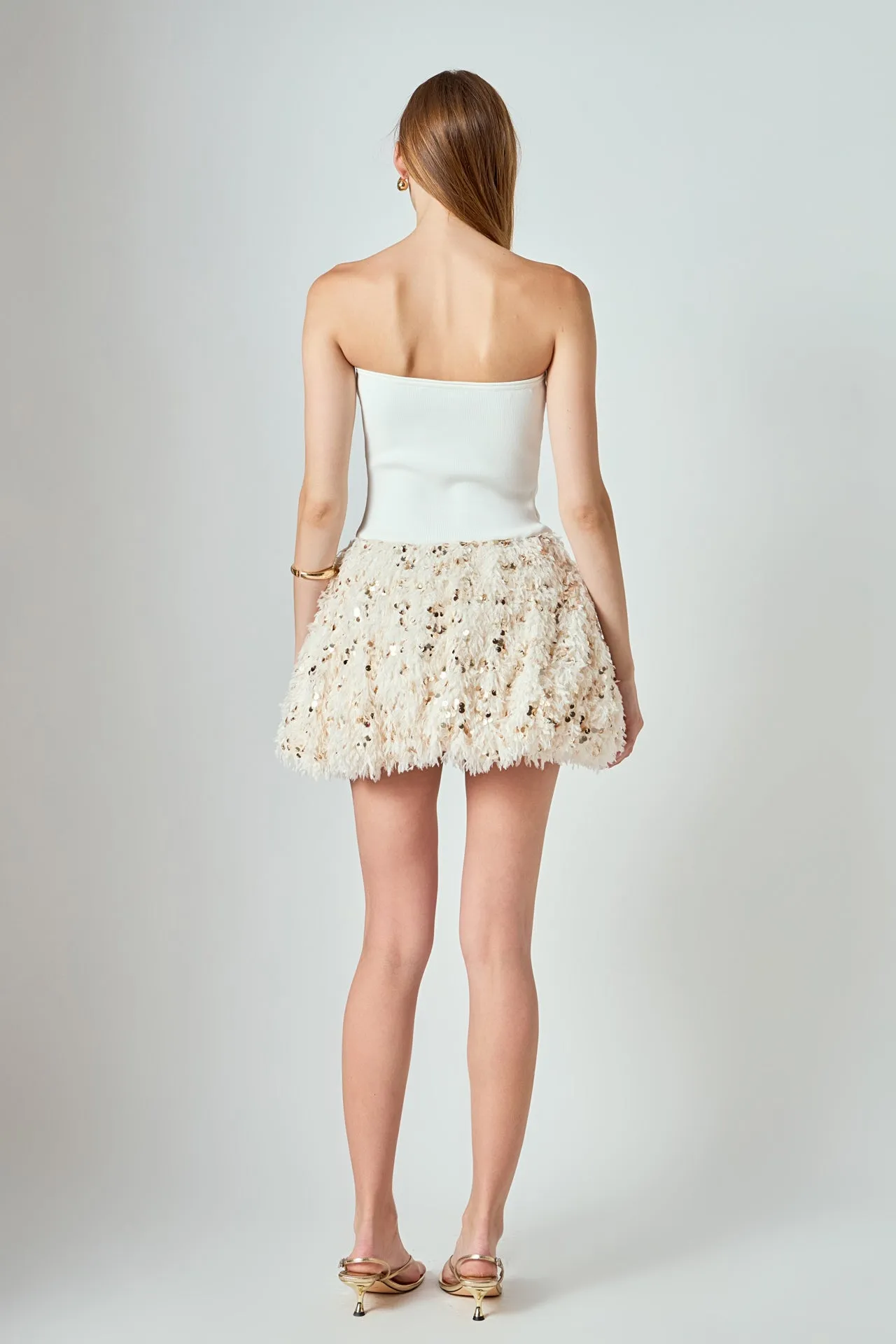 Feather Blouson Mini dress sold by Endless Rose product image thumbnail 4