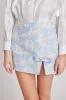 Aria Floral Jacquard Mini Skirt sold by Endless Rose