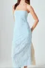 Mesh Embroidered Midi Strapless Dress sold by Endless Rose