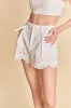 Embroidered High Waisted Relaxed shorts sold by Endless Rose