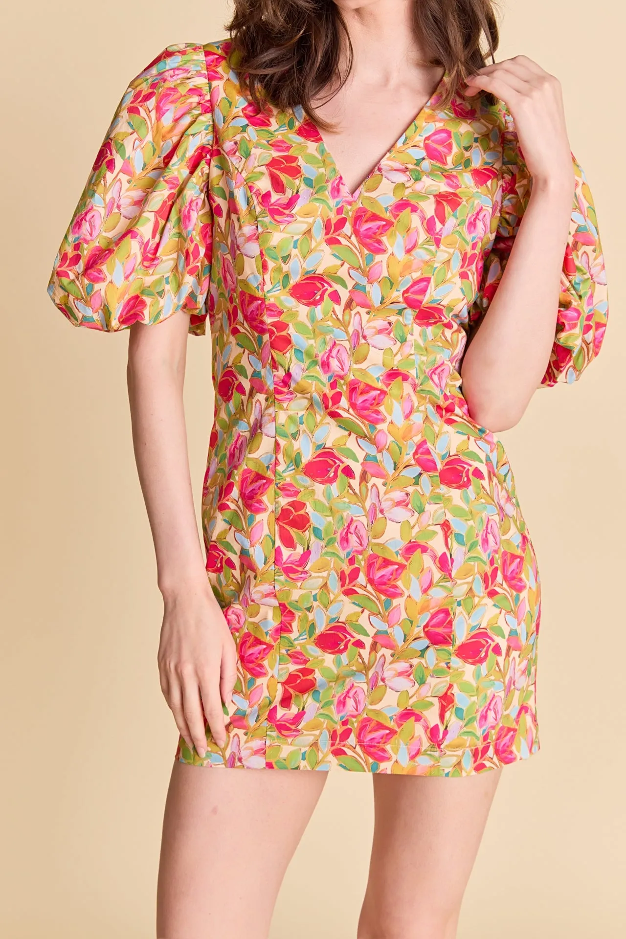 Floral Print Mini Dress sold by Endless Rose product image thumbnail 2