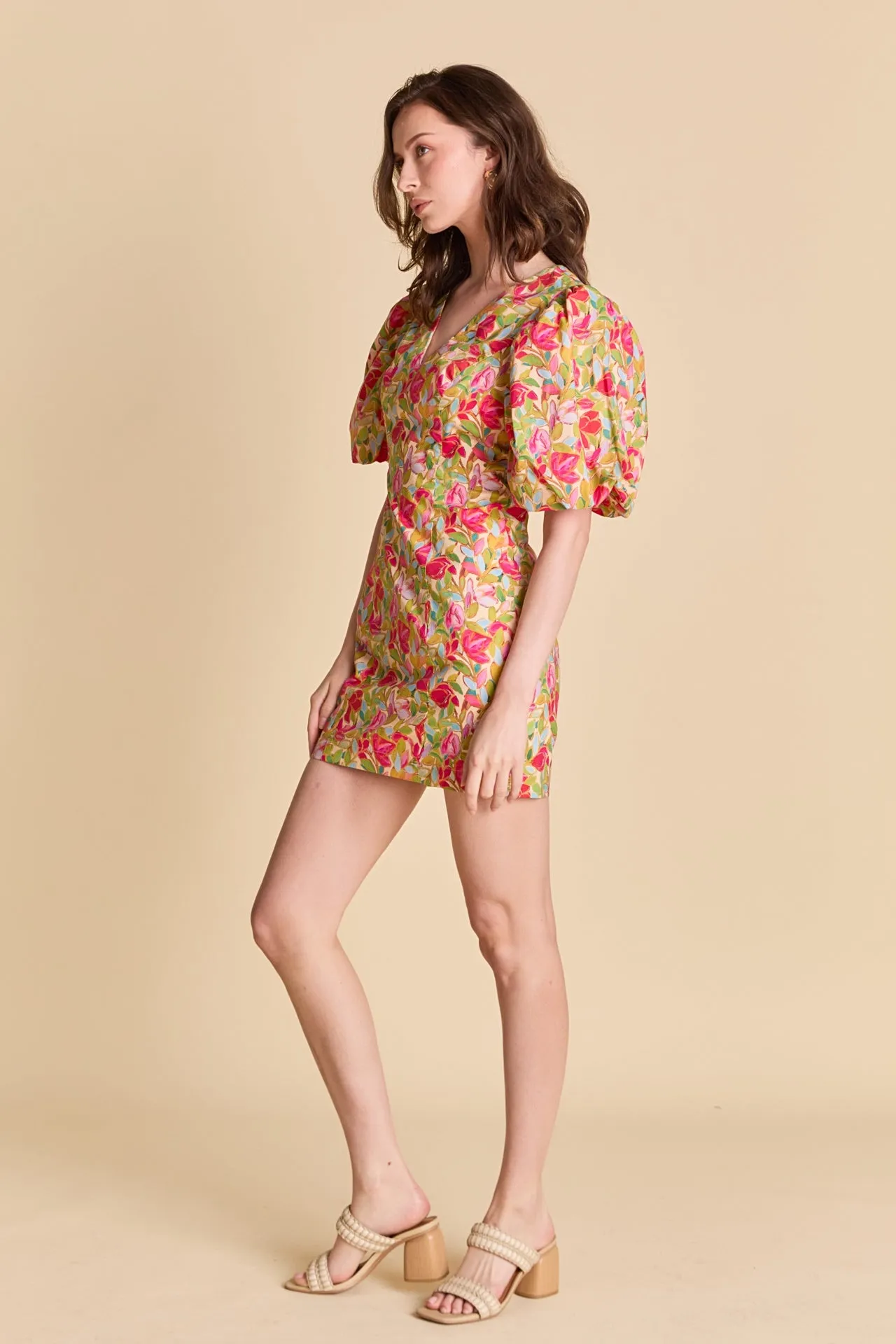 Floral Print Mini Dress sold by Endless Rose product image thumbnail 3