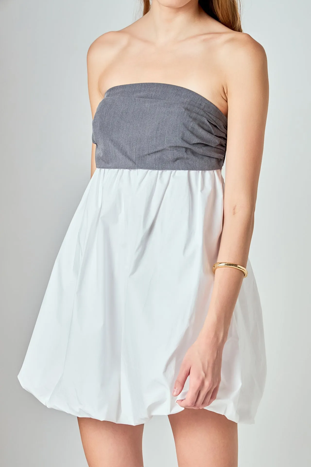 Strapless Balloon Mini Dress sold by Endless Rose product image thumbnail 2