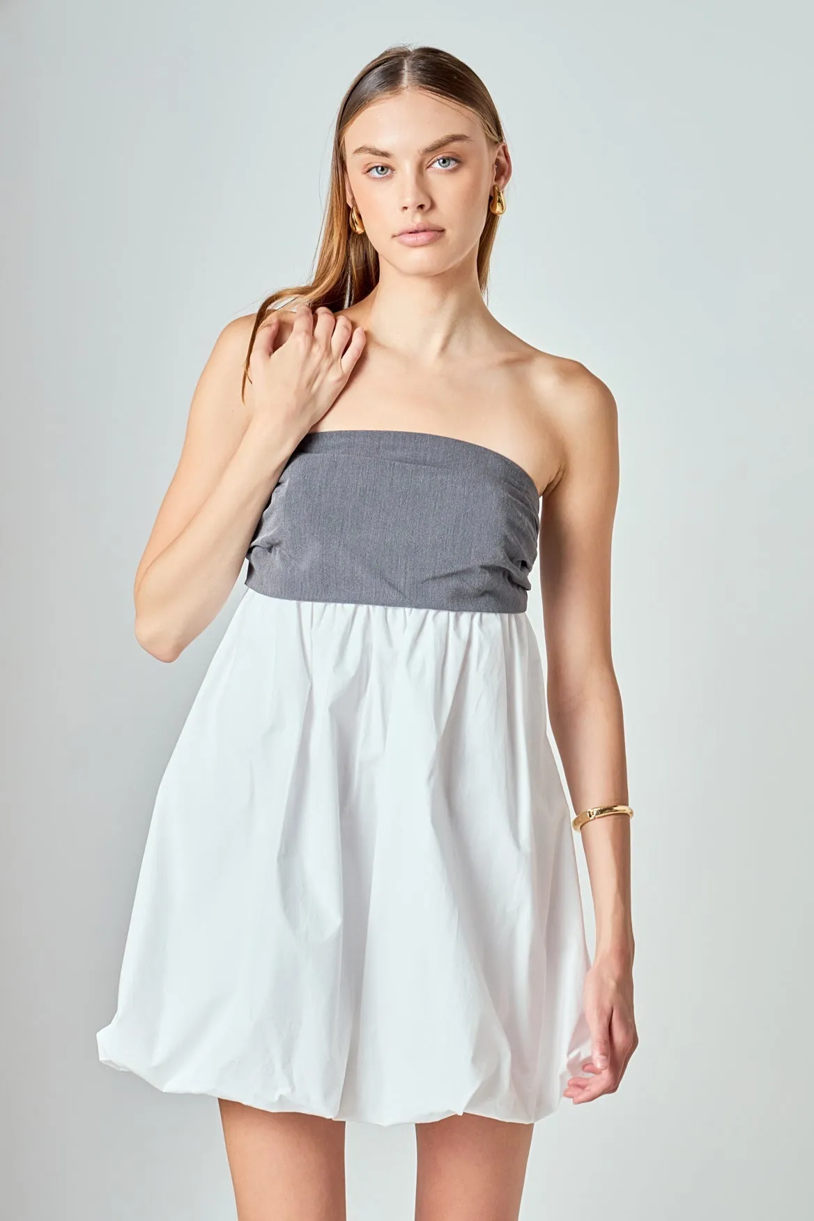 Strapless Balloon Mini Dress sold by Endless Rose product image thumbnail 5