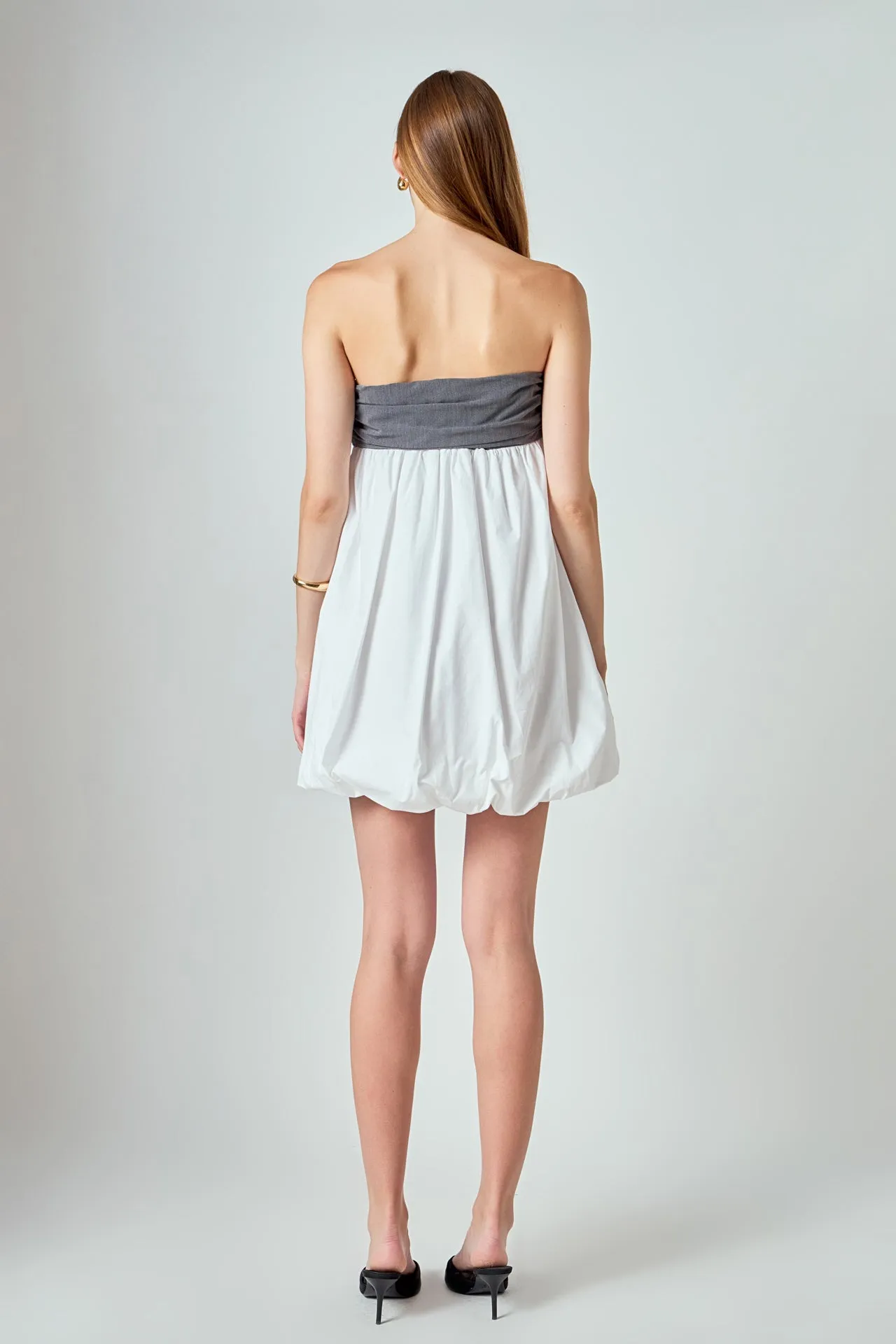 Strapless Balloon Mini Dress sold by Endless Rose product image thumbnail 4