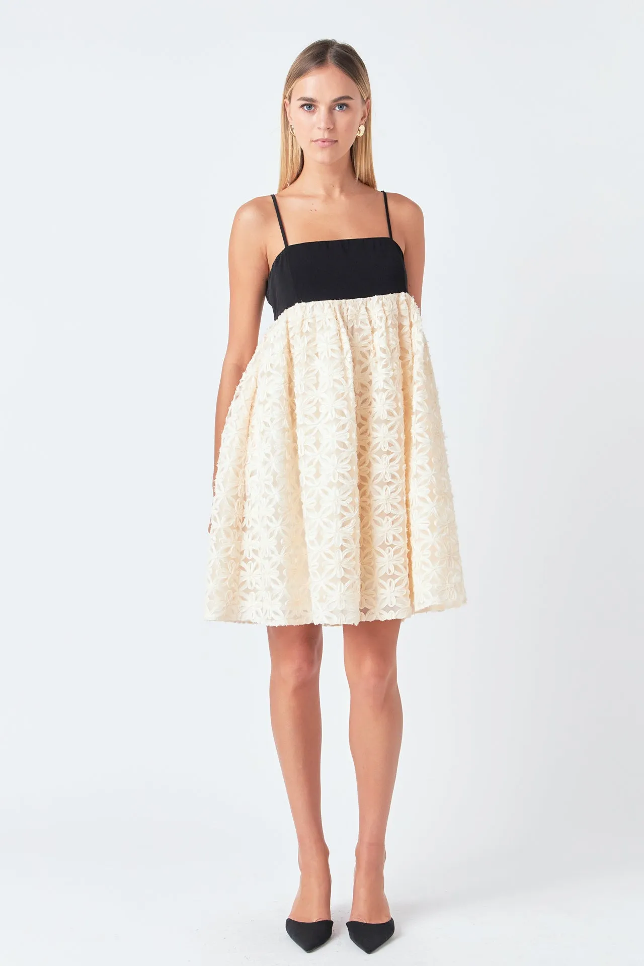 Floral Lace Mini Dress sold by Endless Rose