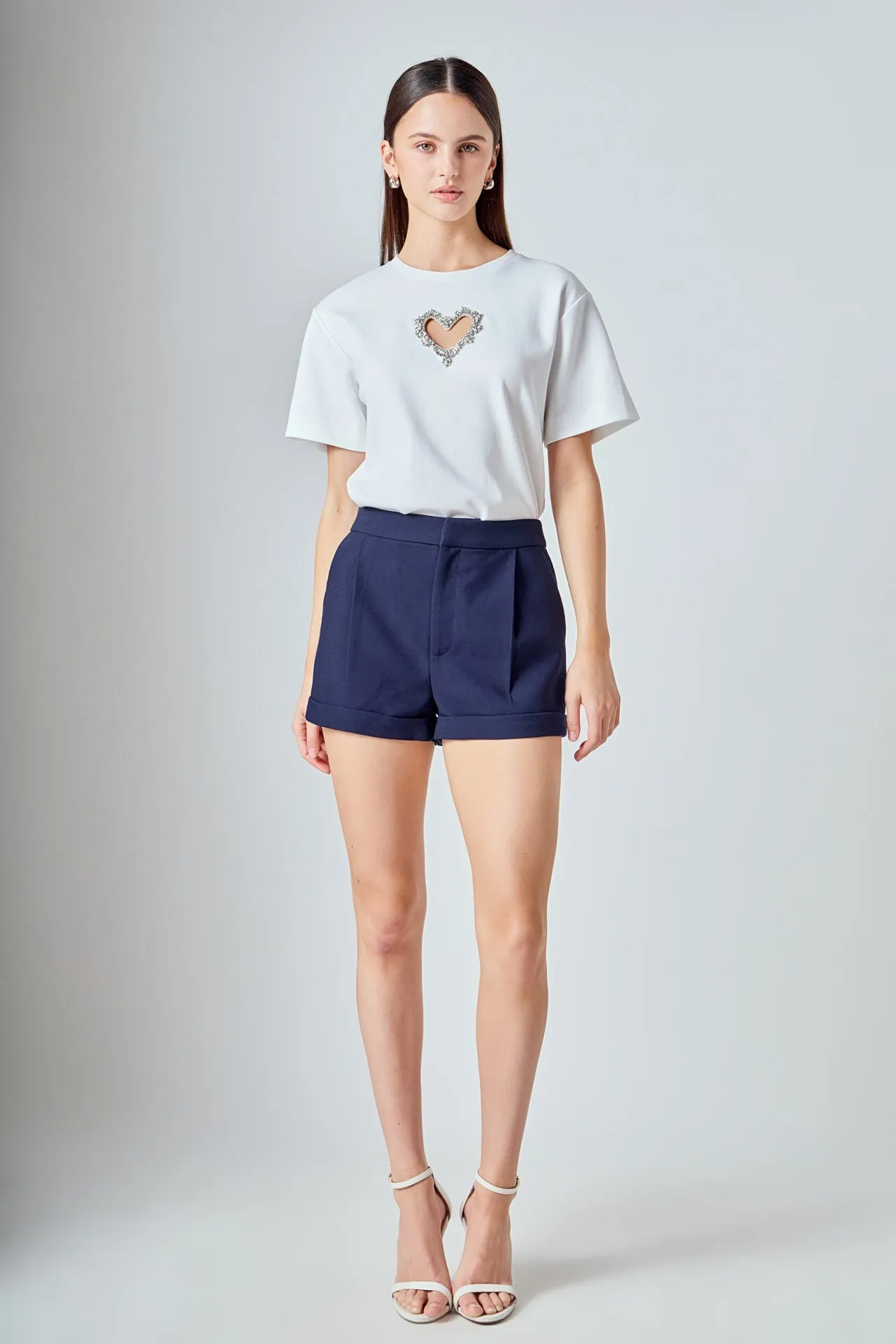 T-Shirt with Heart Cutout sold by Endless Rose product image thumbnail 3