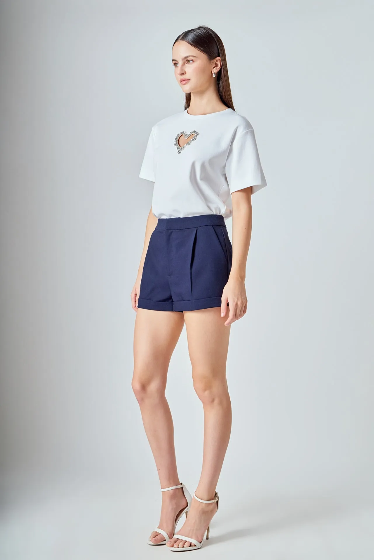 T-Shirt with Heart Cutout sold by Endless Rose product image thumbnail 4