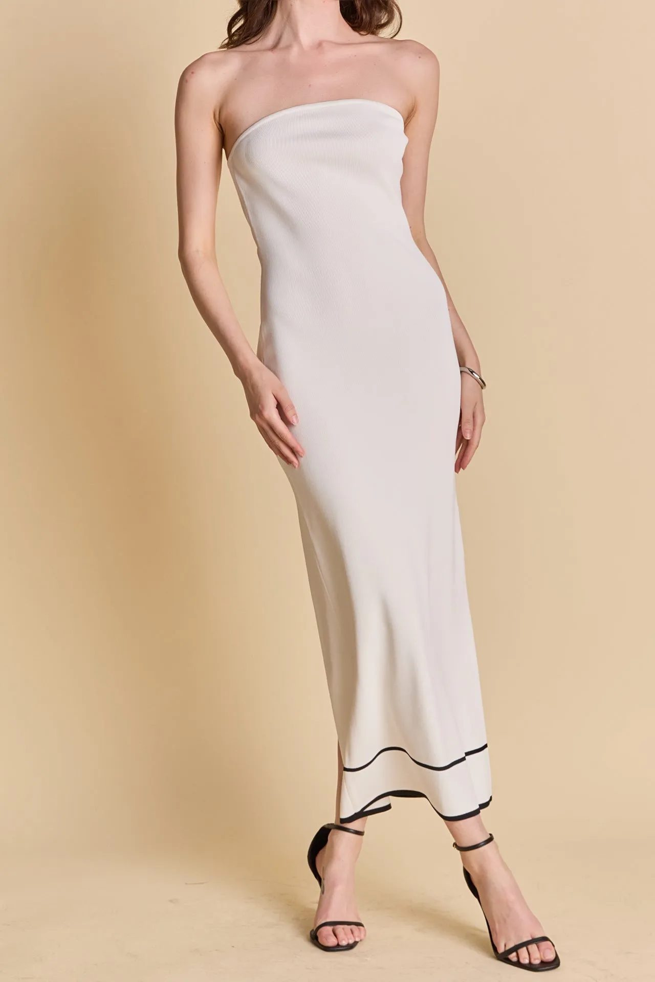Strapless Knit Midi Dress sold by Endless Rose product image thumbnail 2