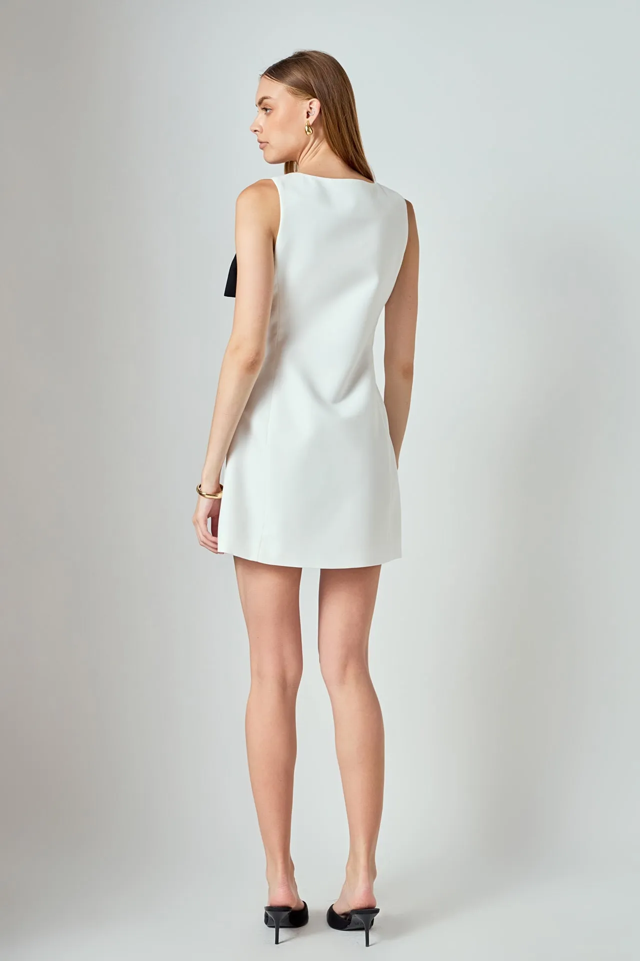 Sophia Bow Cutout Mini Dress sold by Endless Rose product image thumbnail 4
