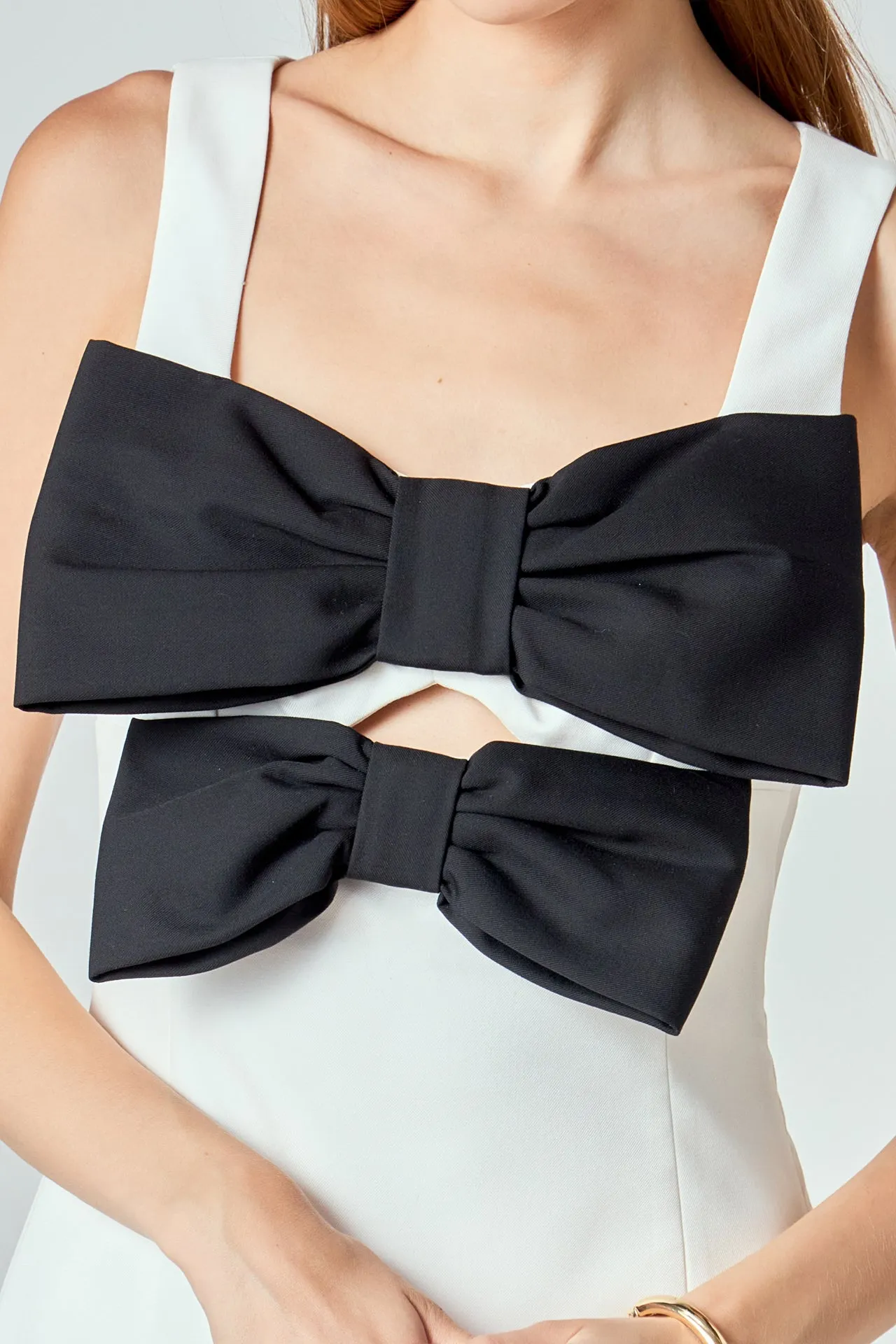 Sophia Bow Cutout Mini Dress sold by Endless Rose product image thumbnail 2