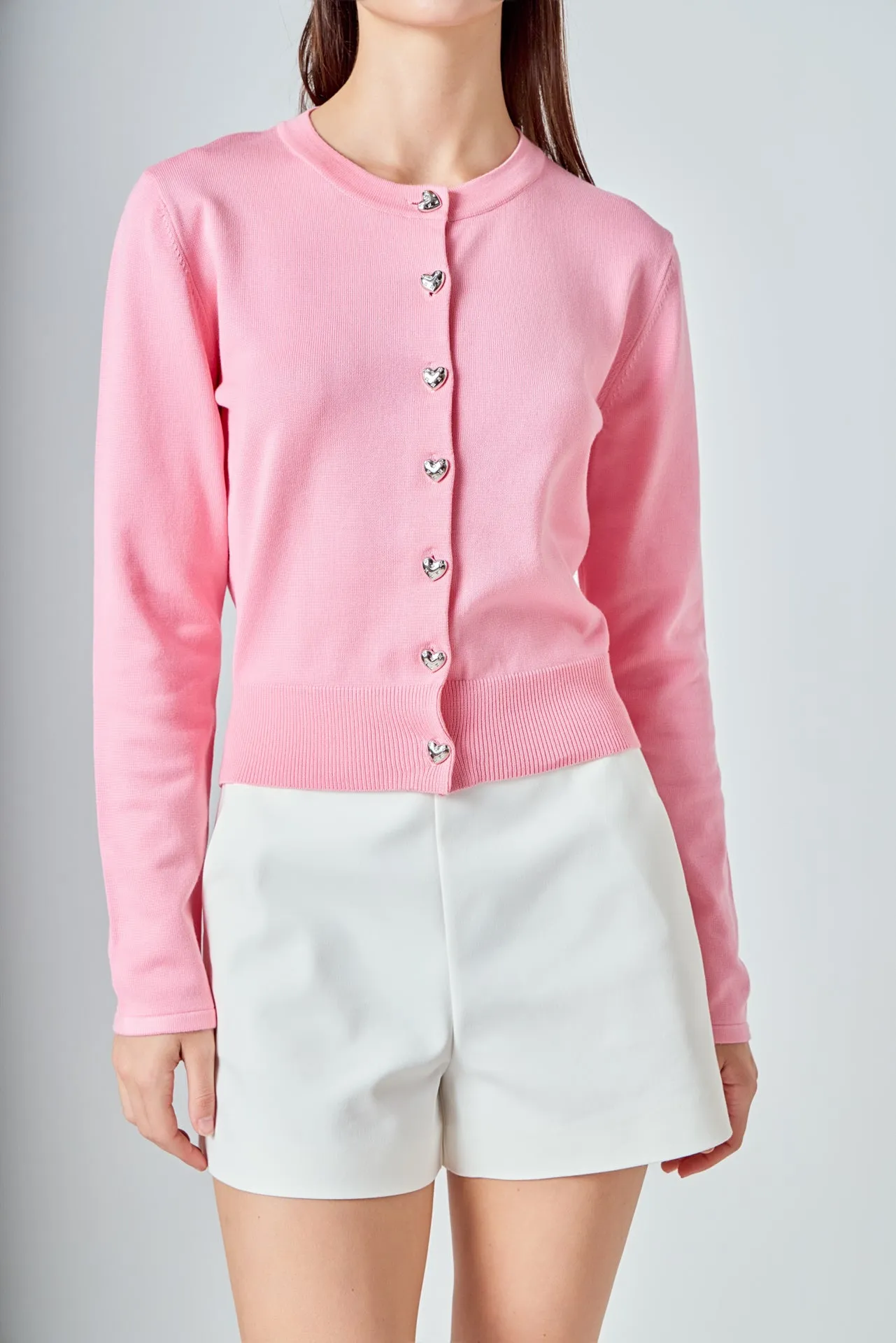 Heart Button Down Cardigan sold by Endless Rose product image thumbnail 2