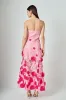 Embroidered 3D Applique Strapless Maxi Dress sold by Endless Rose