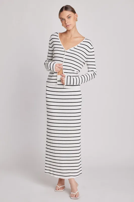 Knit Striped Maxi Skirt sold by Endless Rose