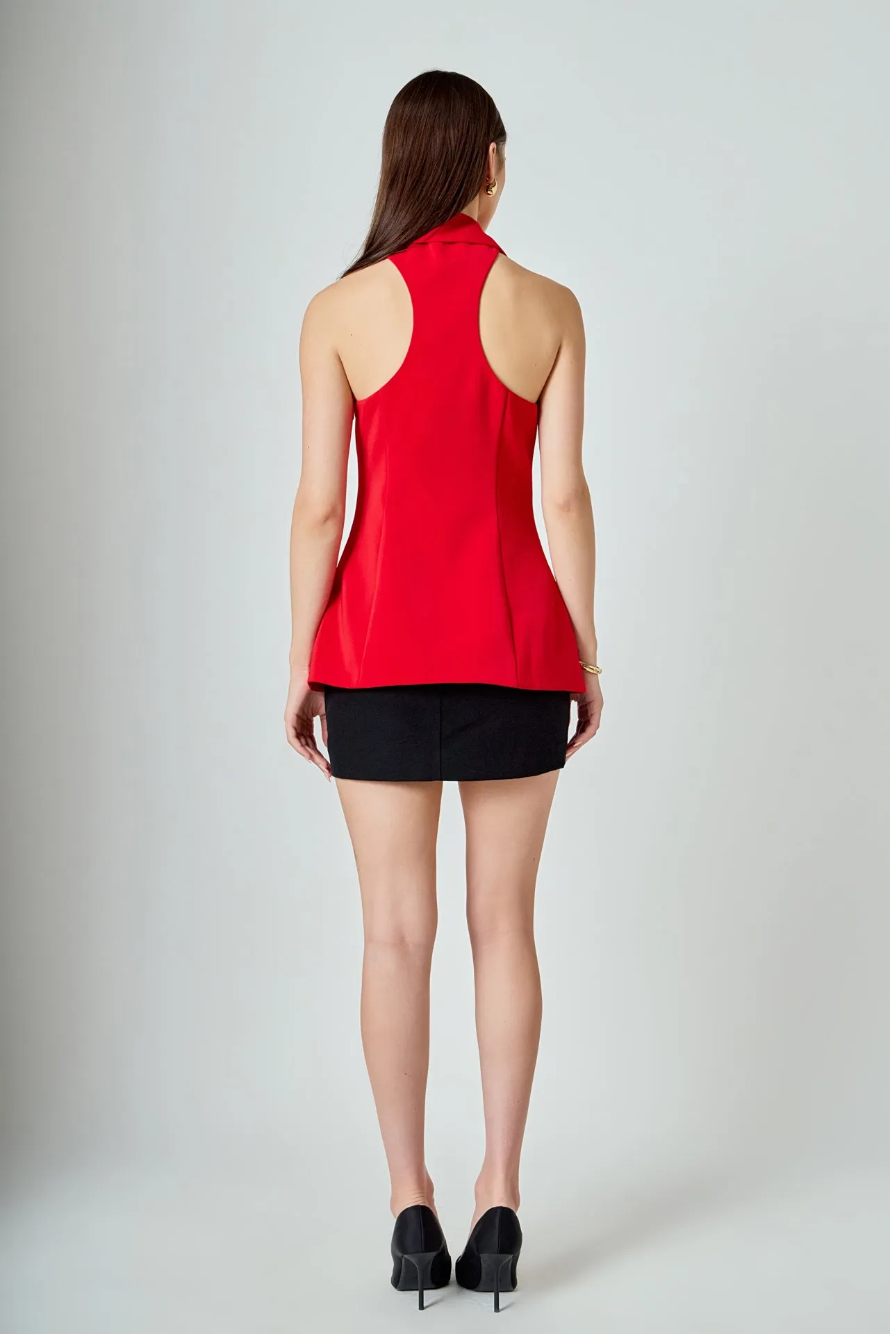 A-Line Choker Tie Top sold by Endless Rose product image thumbnail 5