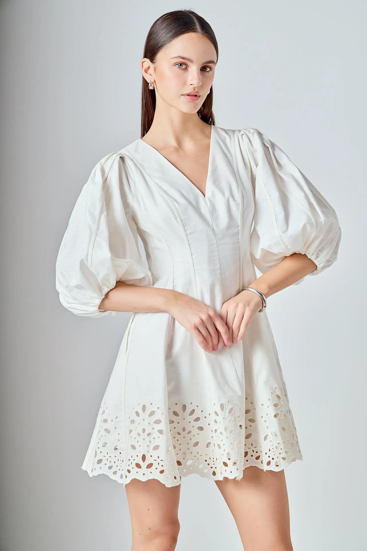 Embroidered Half Sleeve Mini Dress sold by Endless Rose product image thumbnail 5