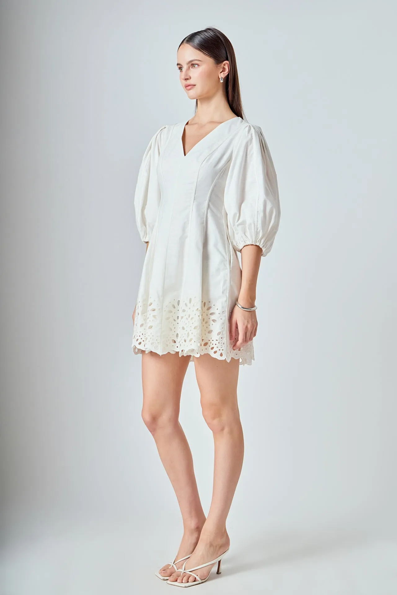 Embroidered Half Sleeve Mini Dress sold by Endless Rose product image thumbnail 3