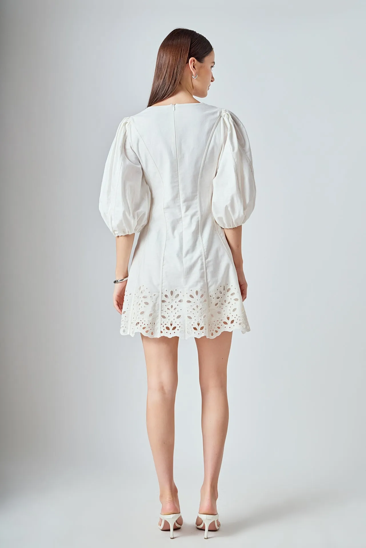 Embroidered Half Sleeve Mini Dress sold by Endless Rose product image thumbnail 4
