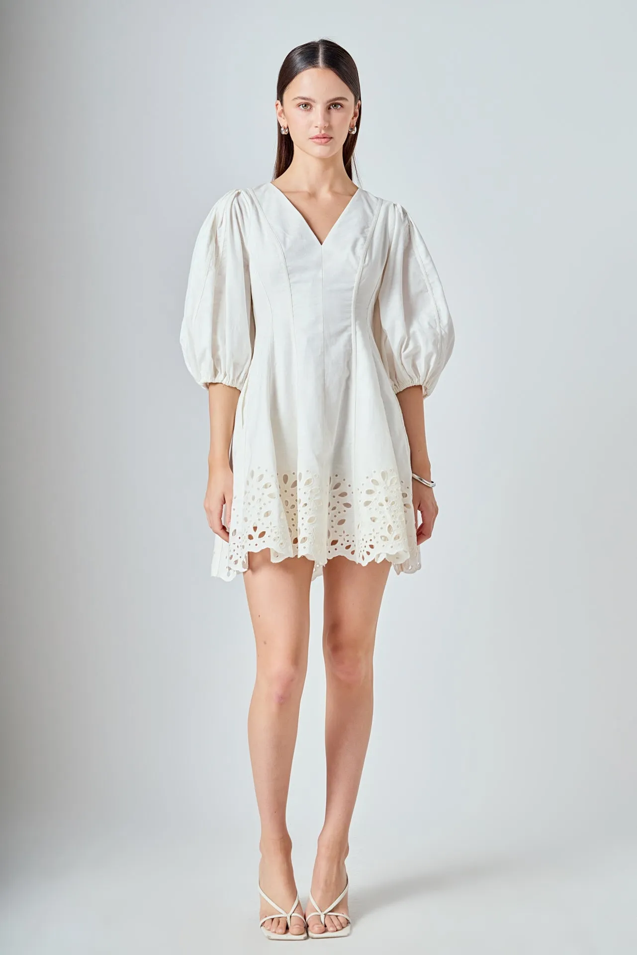 Embroidered Half Sleeve Mini Dress sold by Endless Rose