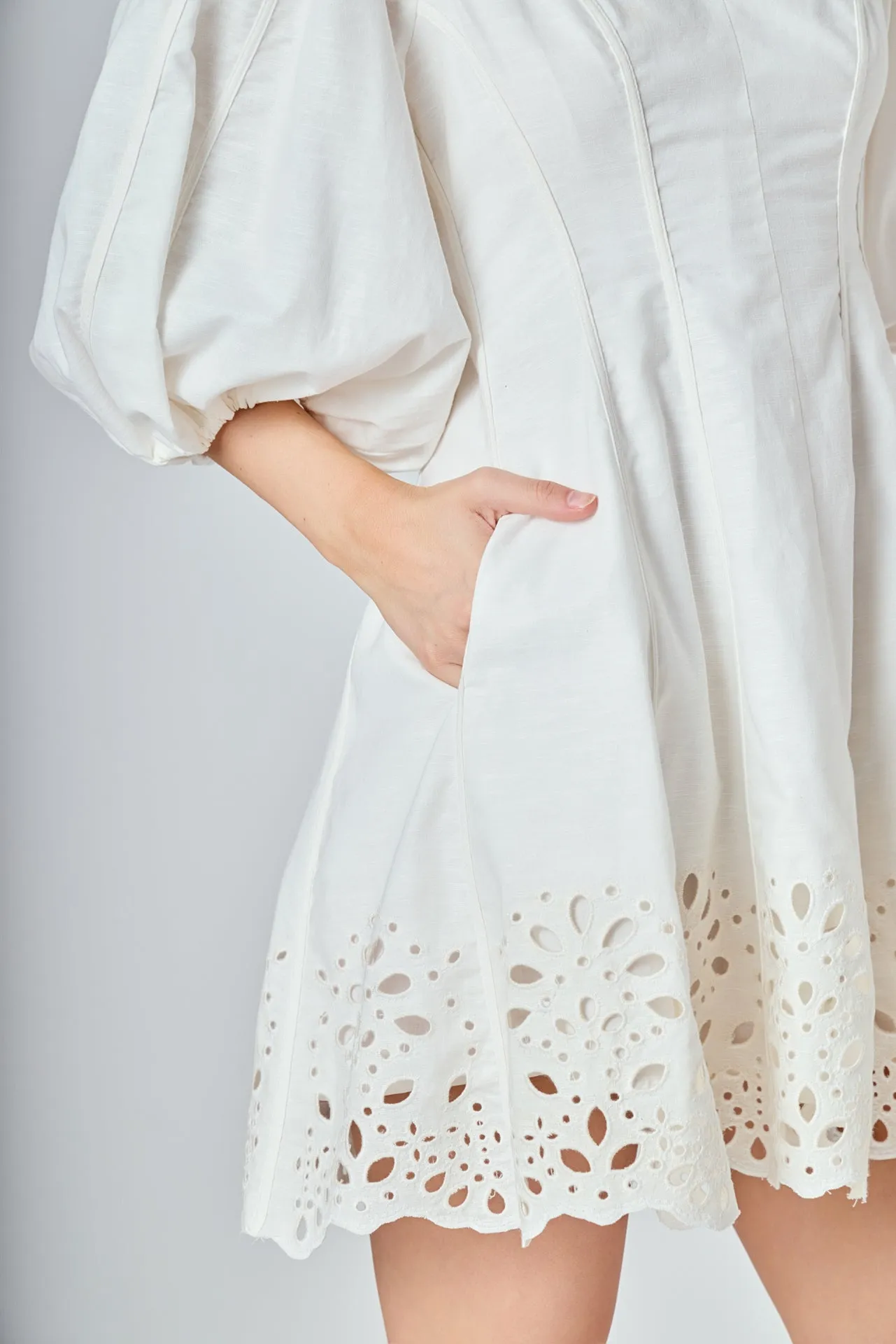 Embroidered Half Sleeve Mini Dress sold by Endless Rose product image thumbnail 2