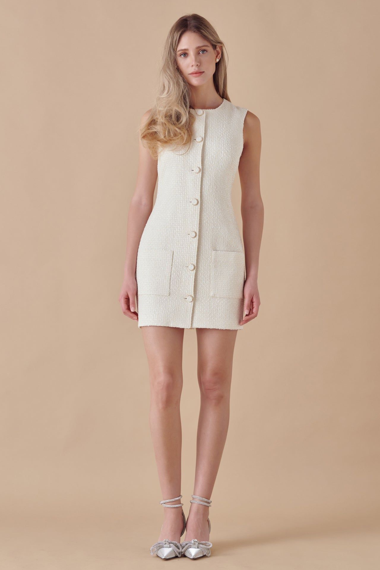 Sleeveless Tweed Mini Dress sold by Endless Rose product image thumbnail 6