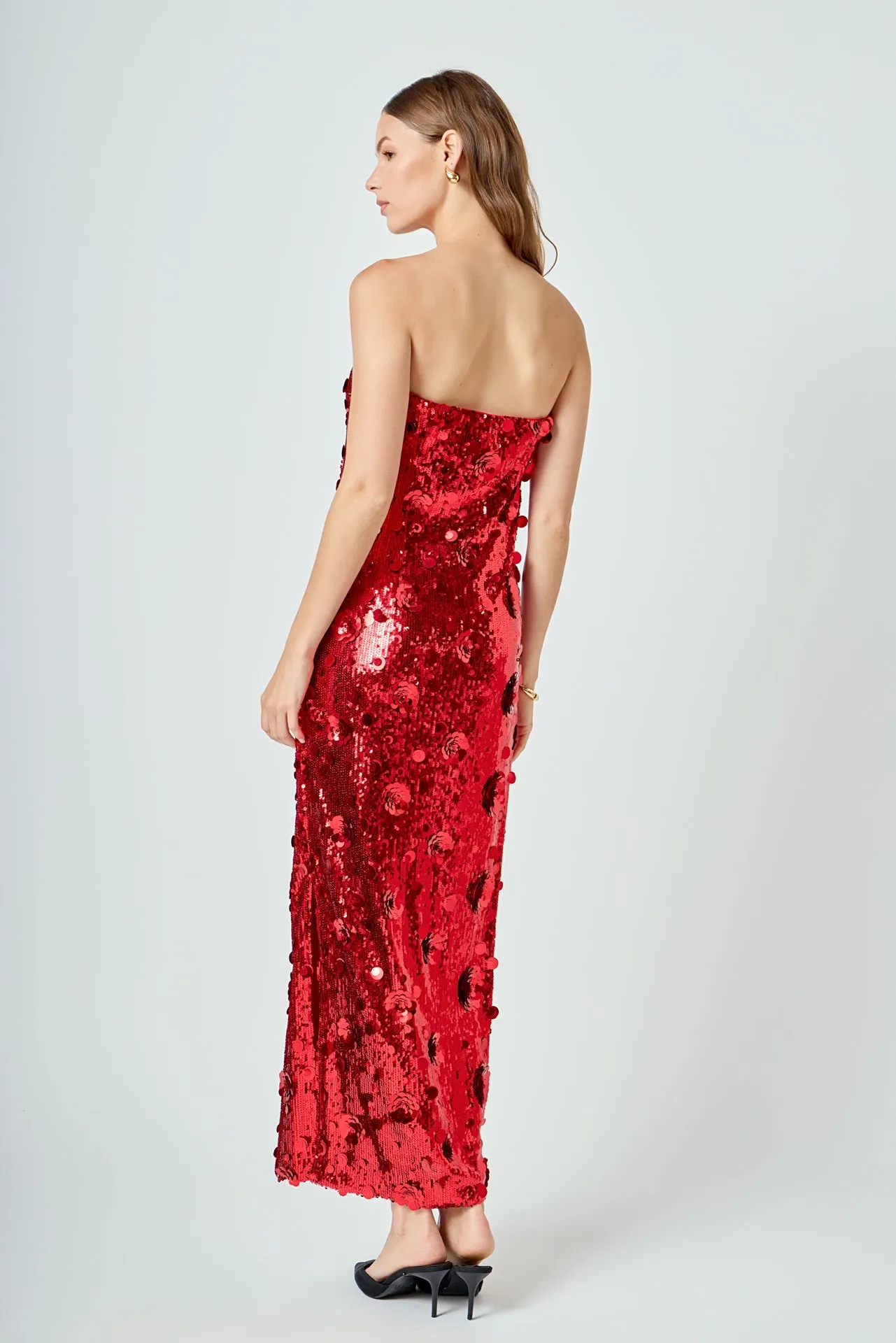 Sequins Applique Midi Dress sold by Endless Rose product image thumbnail 4