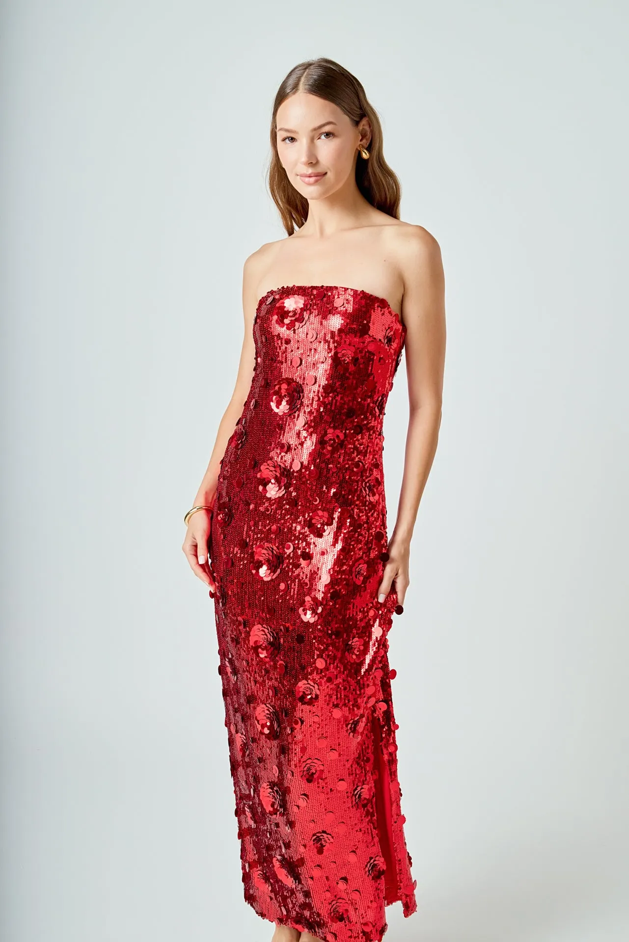 Sequins Applique Midi Dress sold by Endless Rose product image thumbnail 5