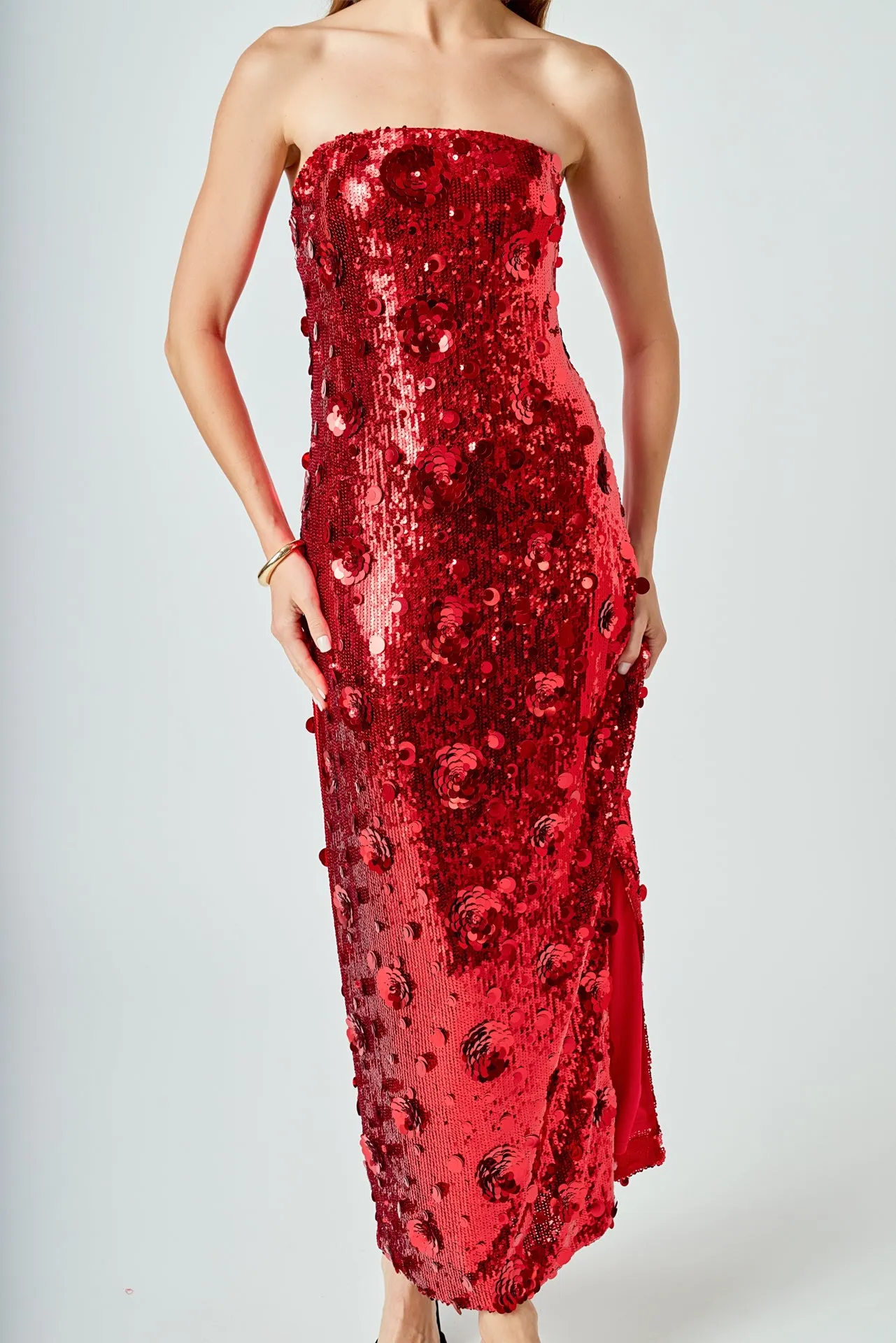 Sequins Applique Midi Dress sold by Endless Rose product image thumbnail 2