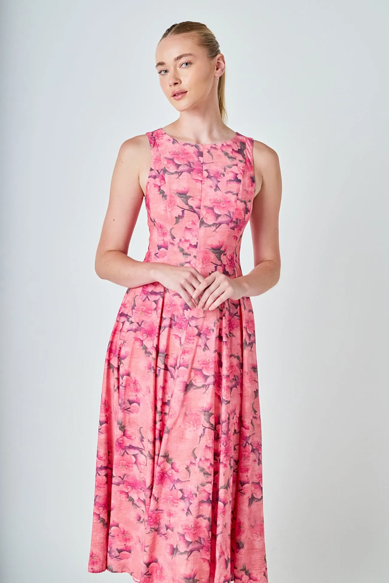 Floral Print Midi Dress sold by Endless Rose product image thumbnail 5