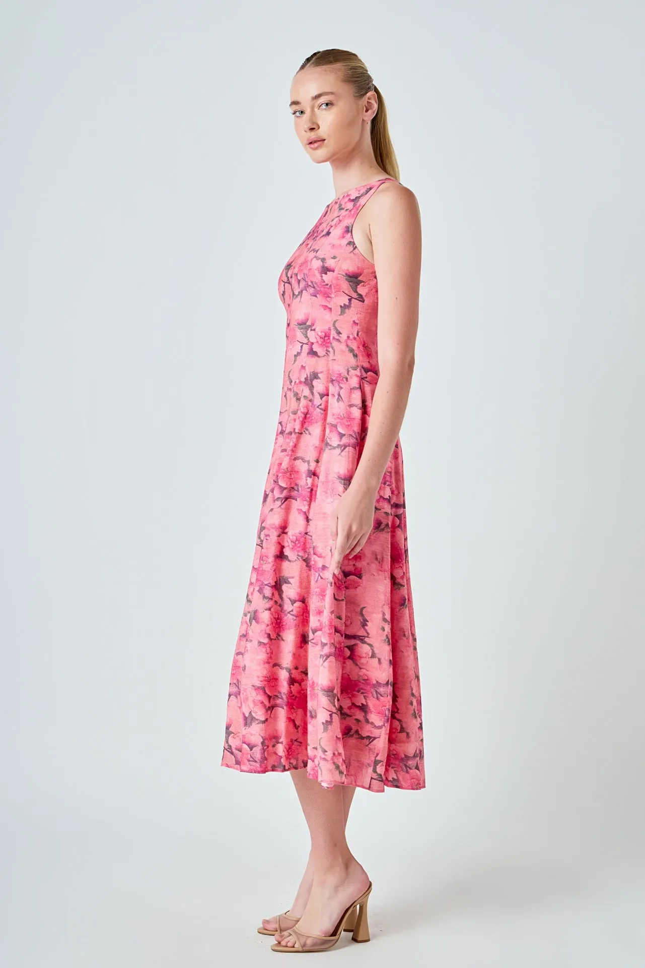 Floral Print Midi Dress sold by Endless Rose product image thumbnail 3
